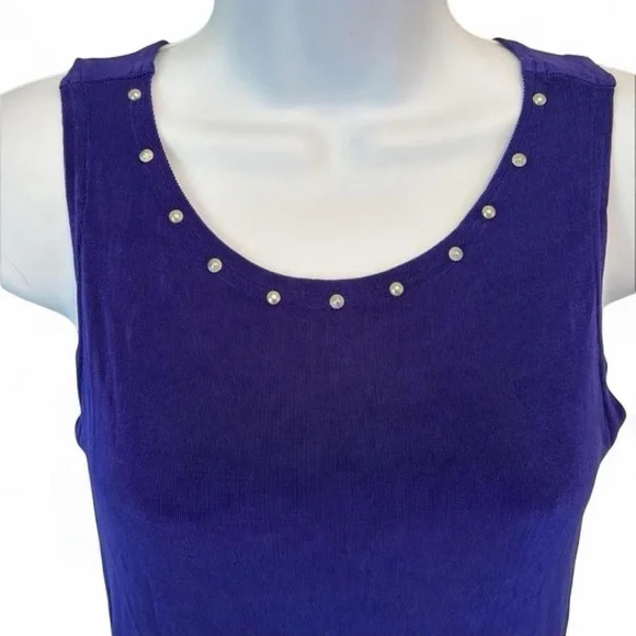 90s Vintage Western Punk New Frontier Clothing Company Cropped Studded Top - Picture 3 of 8